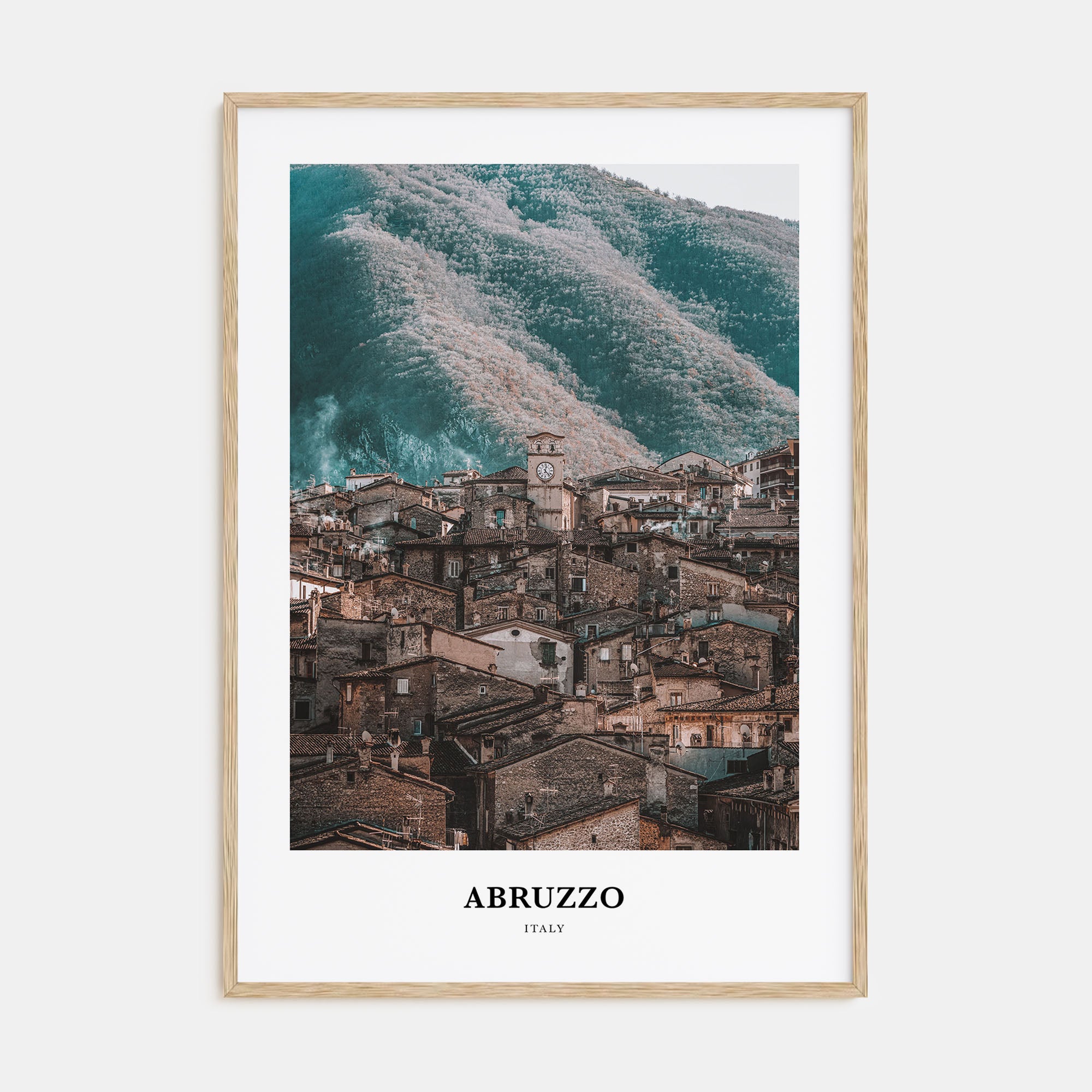Abruzzo Portrait Color No 3 Poster