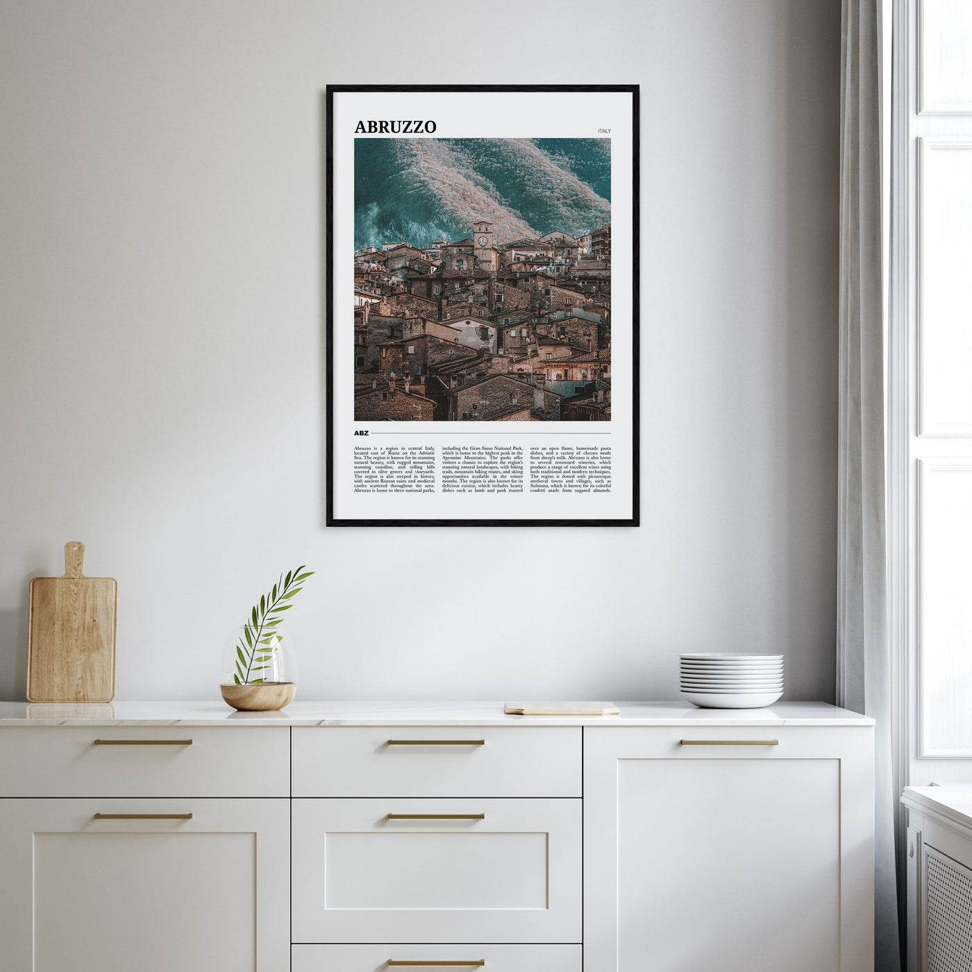 Abruzzo Travel Color No 3 Poster