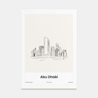 Abu Dhabi Drawn Poster
