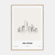 Abu Dhabi Drawn Poster