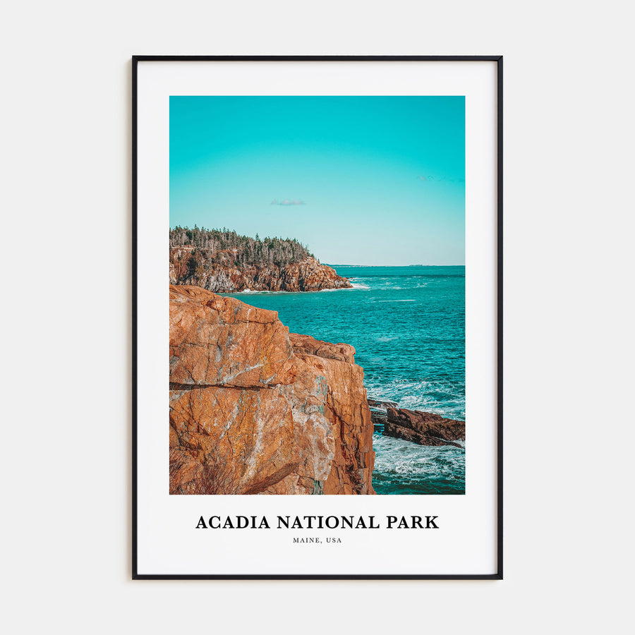 Acadia National Park Portrait Color Poster