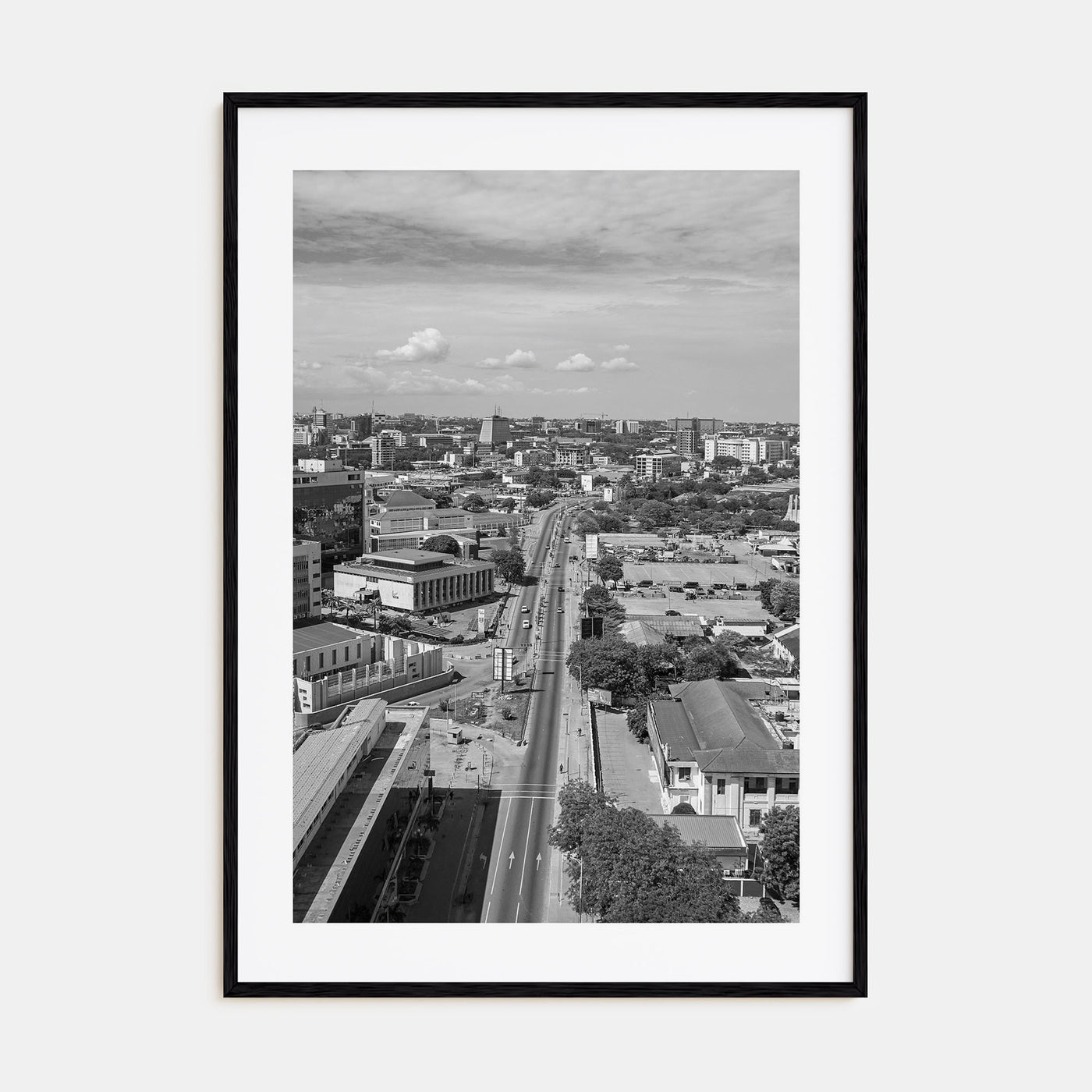 Accra Photo B&W Poster