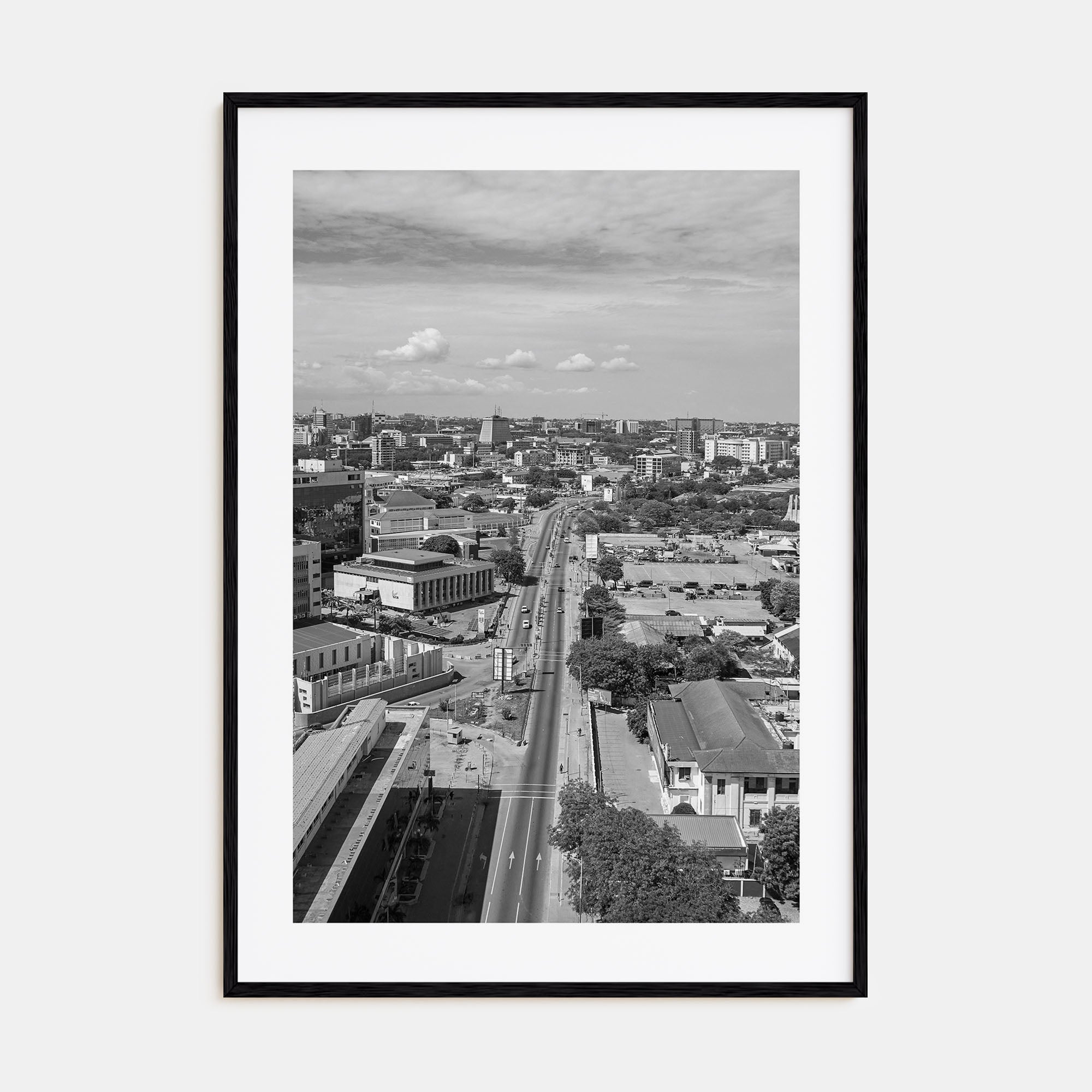 Accra Photo B&W Poster
