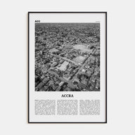 Accra Travel B&W Poster