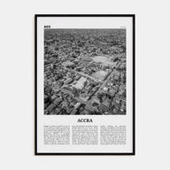 Accra Travel B&W Poster
