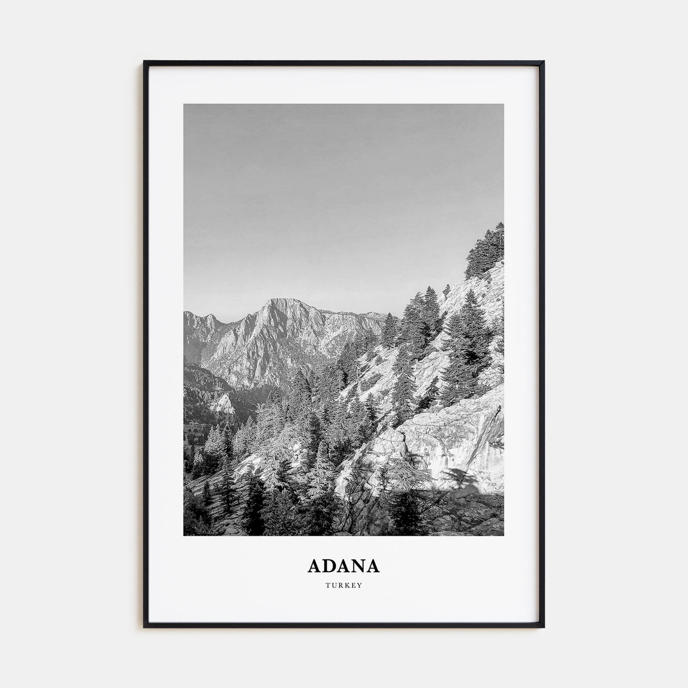 Adana Portrait B&W Poster