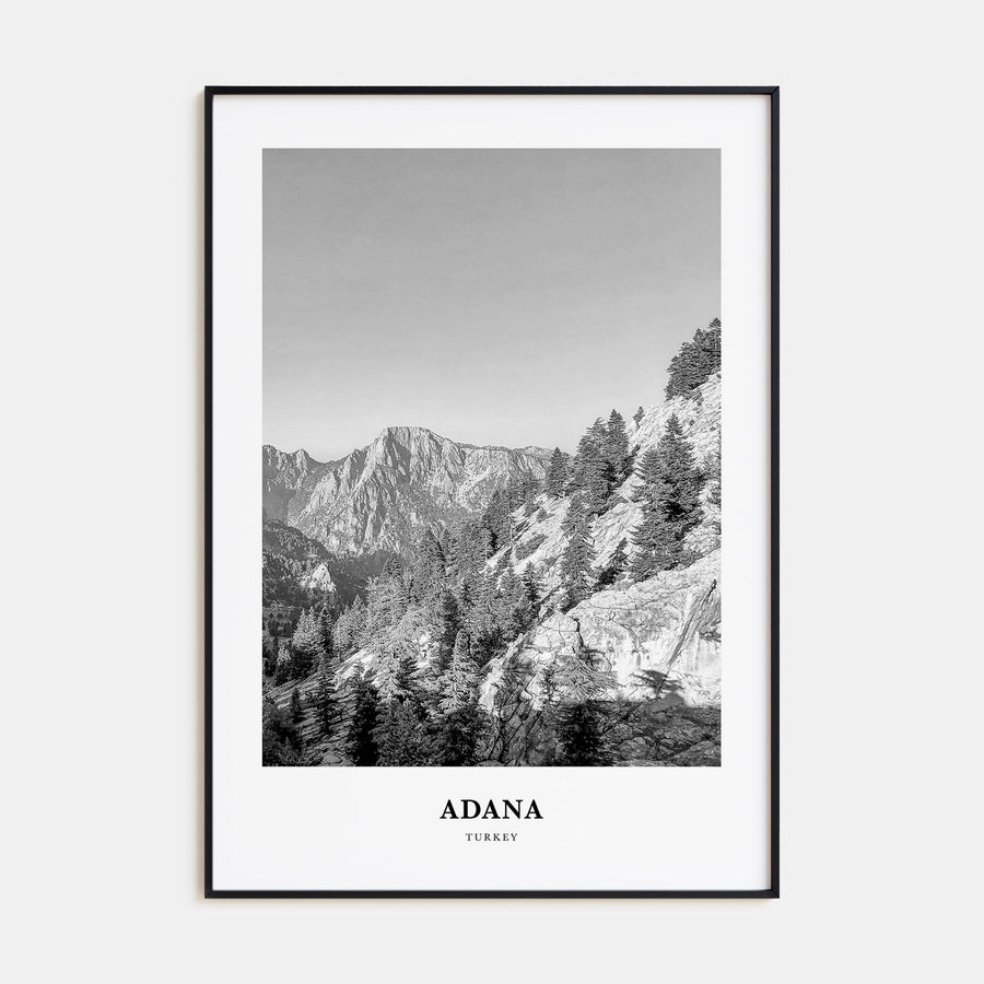 Adana Portrait B&W Poster