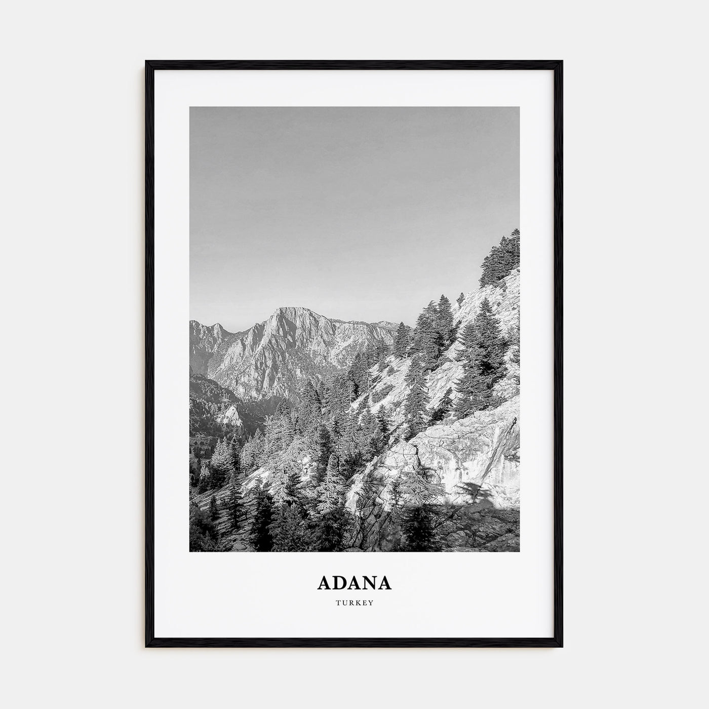 Adana Portrait B&W Poster