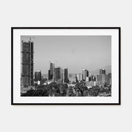 Addis Ababa Landscape B&W Poster