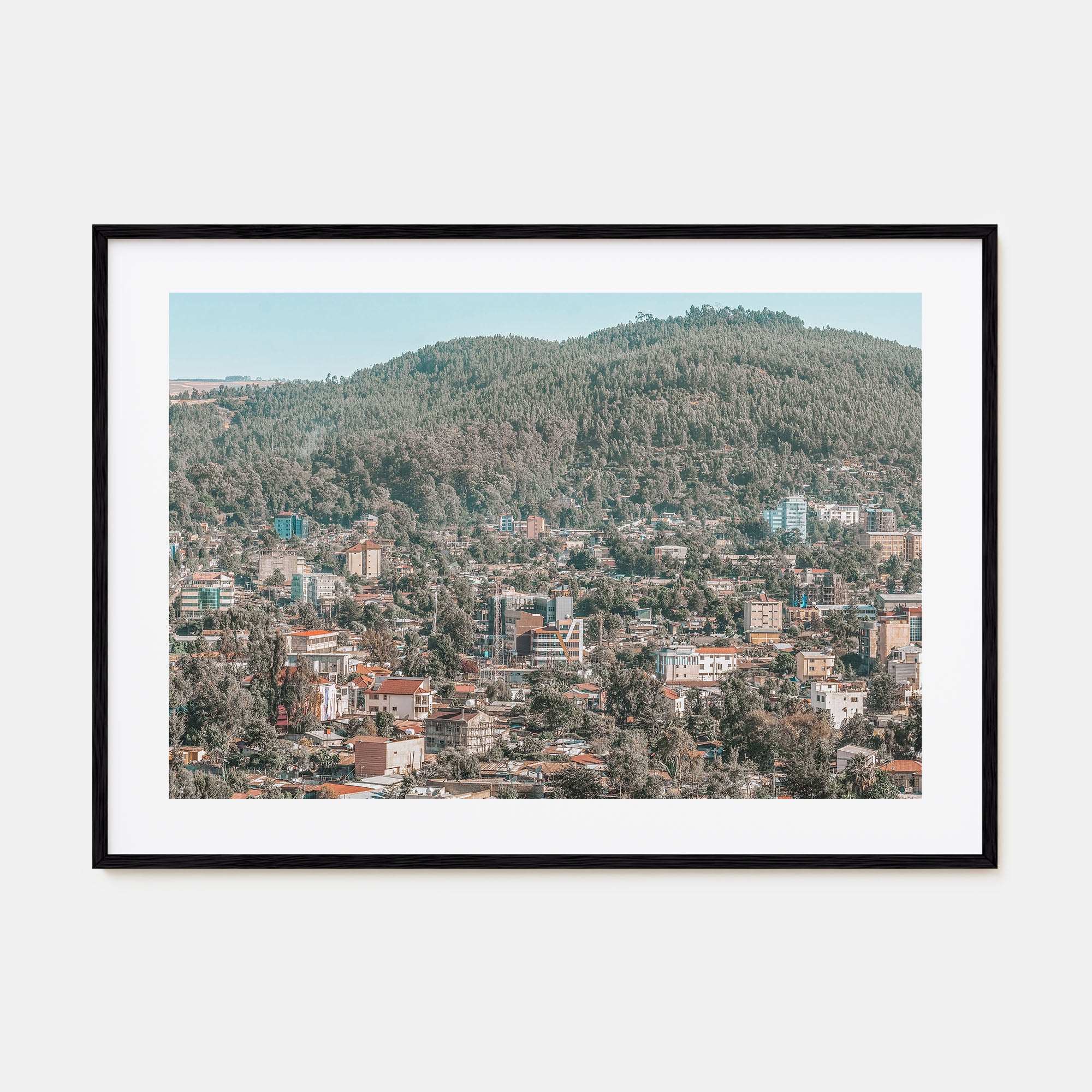 Addis Ababa Landscape Color Poster