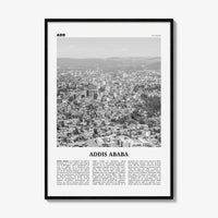 Addis Ababa Print Black and White, Addis Ababa Wall Art, Addis Ababa Poster, Addis Ababa Photo, Ethiopia Print, Ethiopia, Abäba Abeba Africa