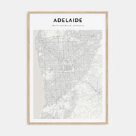 Adelaide Map Portrait Poster