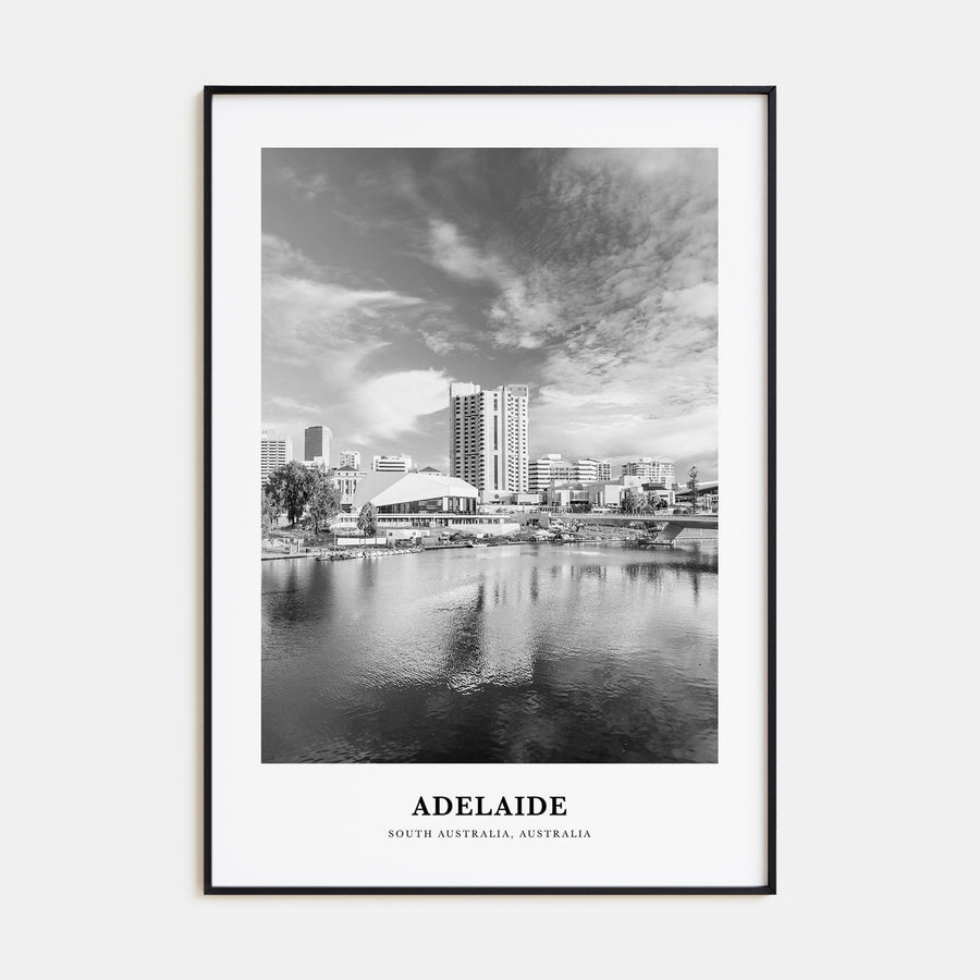 Adelaide Portrait B&W Poster