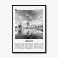 Adelaide Print Black and White, Adelaide Wall Art, Adelaide Poster, Adelaide Photo, Adelaide Wall Decor, City Art Print, Australia Print Art