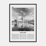 Adelaide Travel B&W Poster