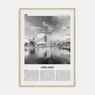 Adelaide Travel B&W Poster