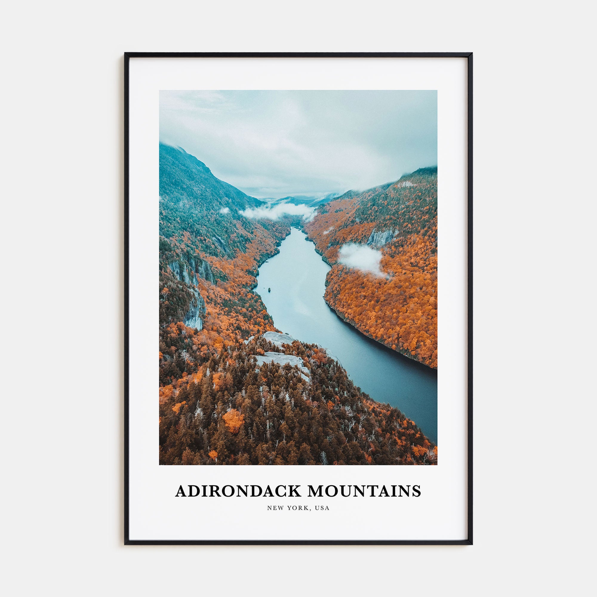 Adirondack Mountains Portrait Color Poster