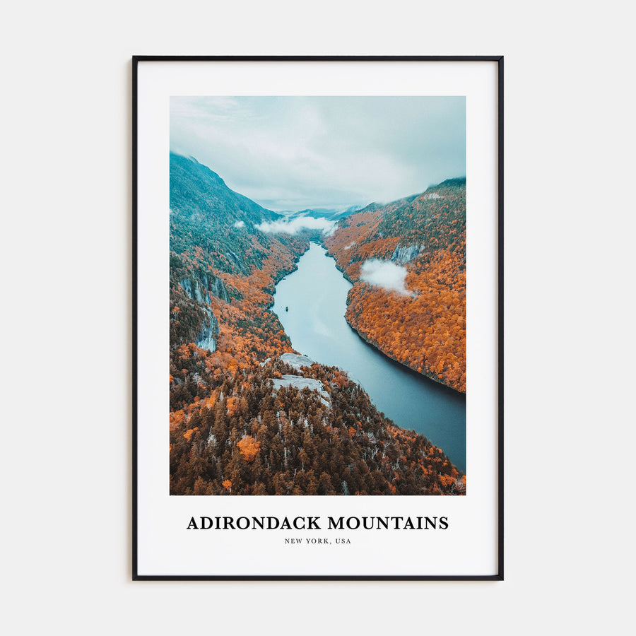 Adirondack Mountains Portrait Color Poster
