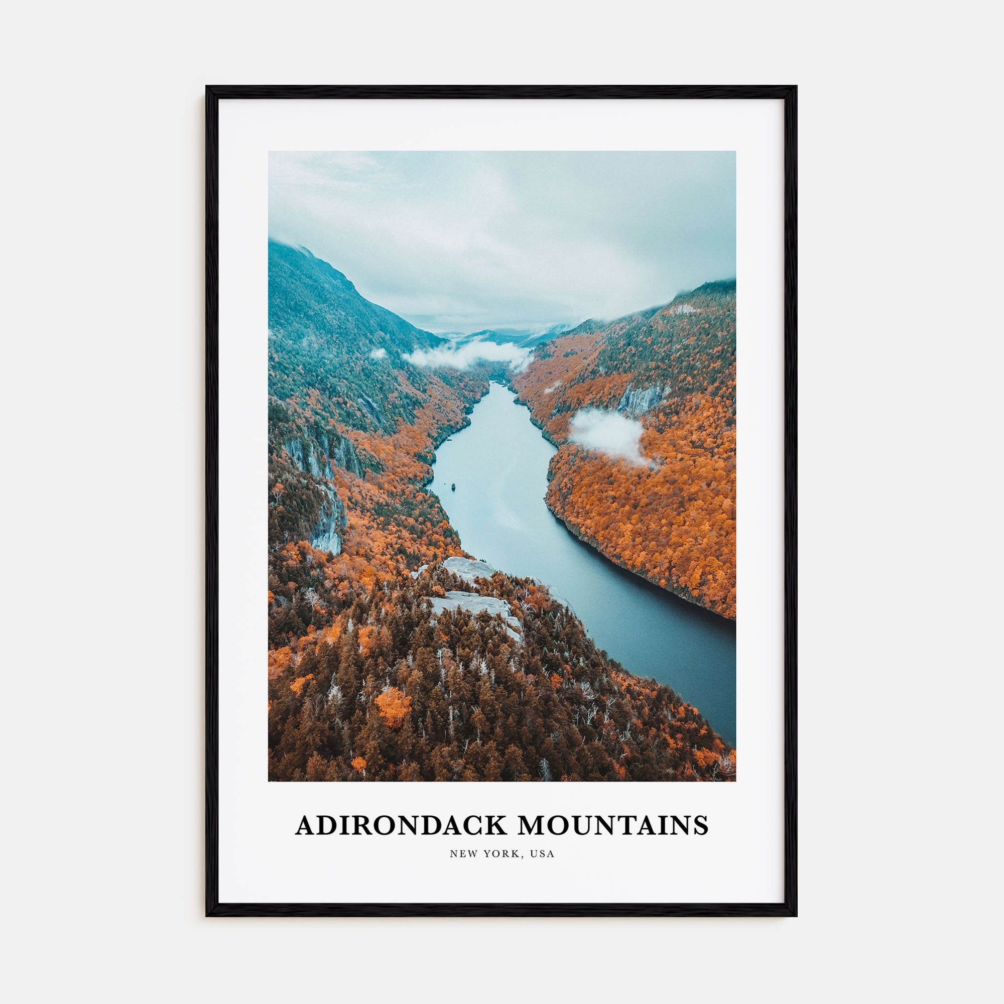Adirondack Mountains Portrait Color Poster