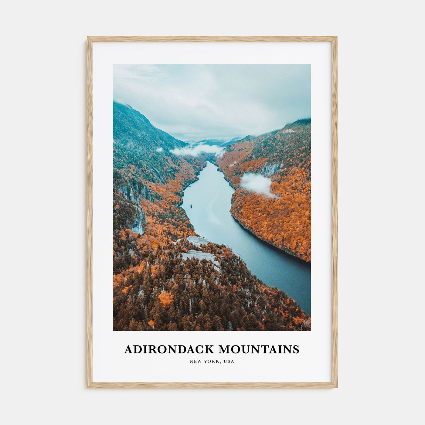 Adirondack Mountains Portrait Color Poster