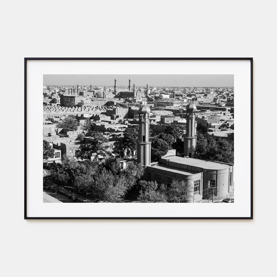 Afghanistan Landscape B&W Poster