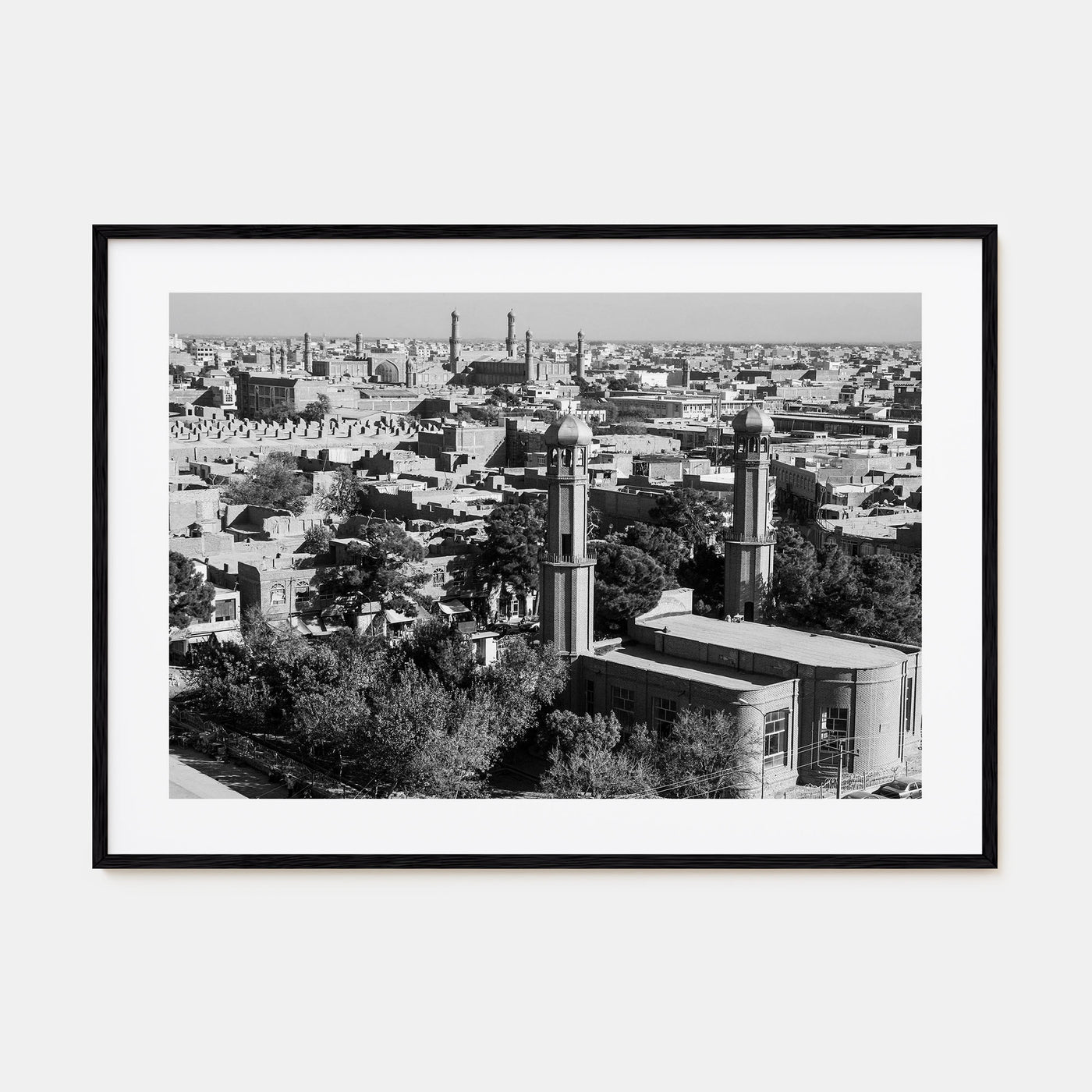 Afghanistan Landscape B&W Poster