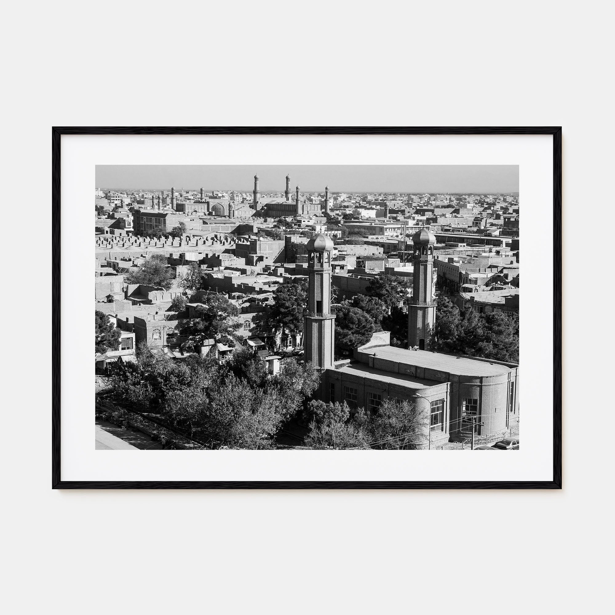 Afghanistan Landscape B&W Poster