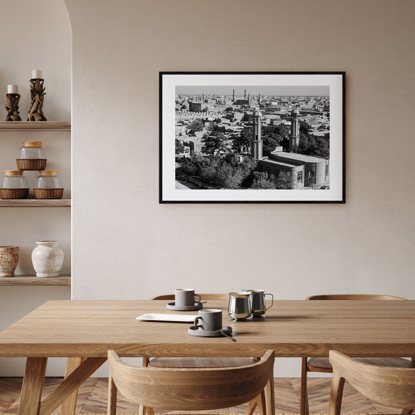 Afghanistan Landscape B&W Poster