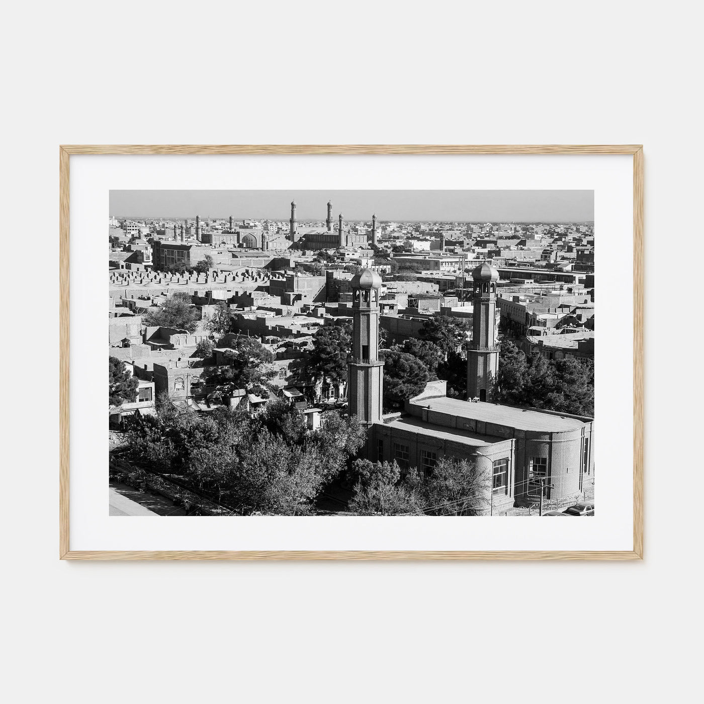 Afghanistan Landscape B&W Poster
