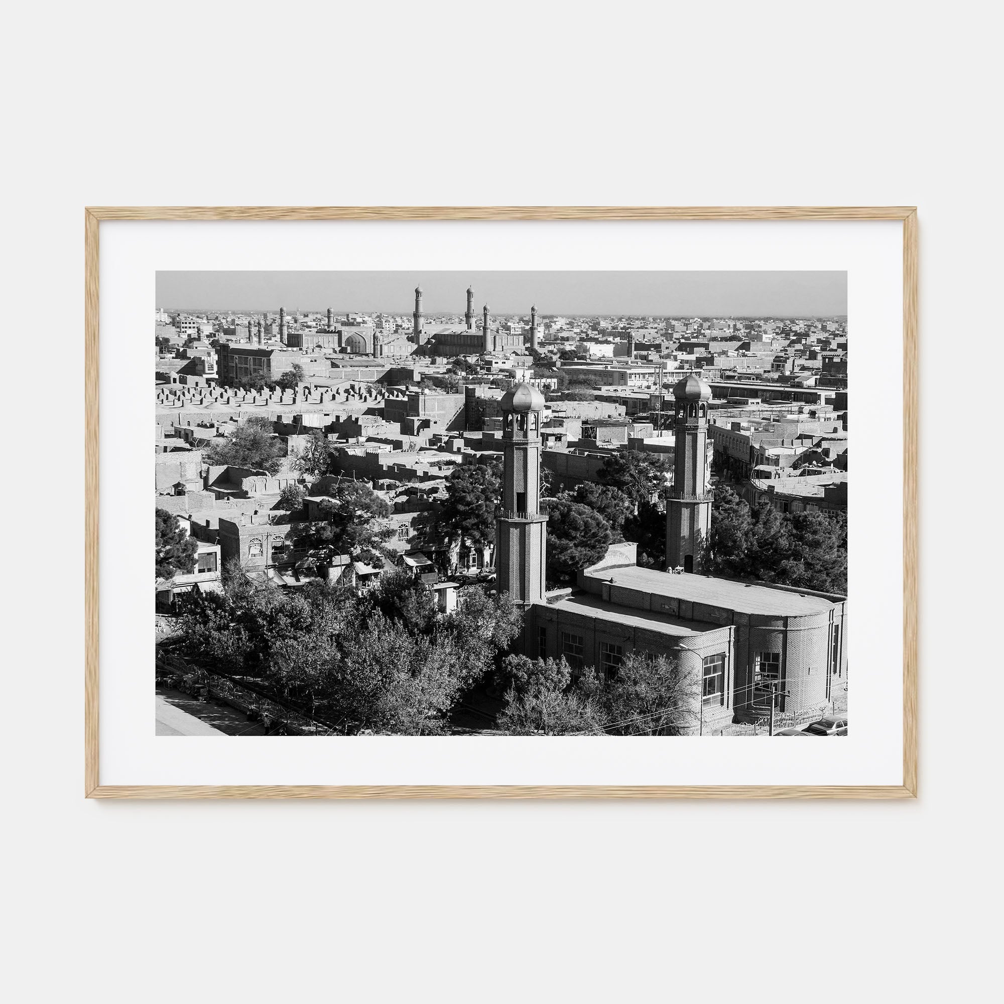 Afghanistan Landscape B&W Poster
