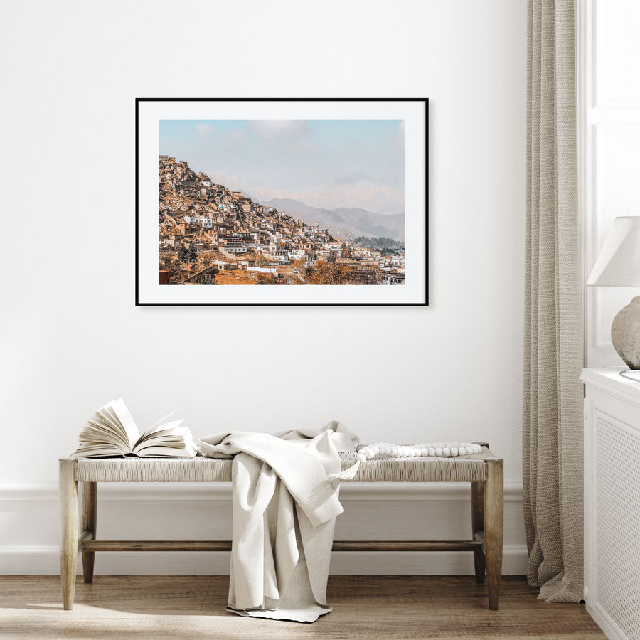 Afghanistan Landscape Color Poster