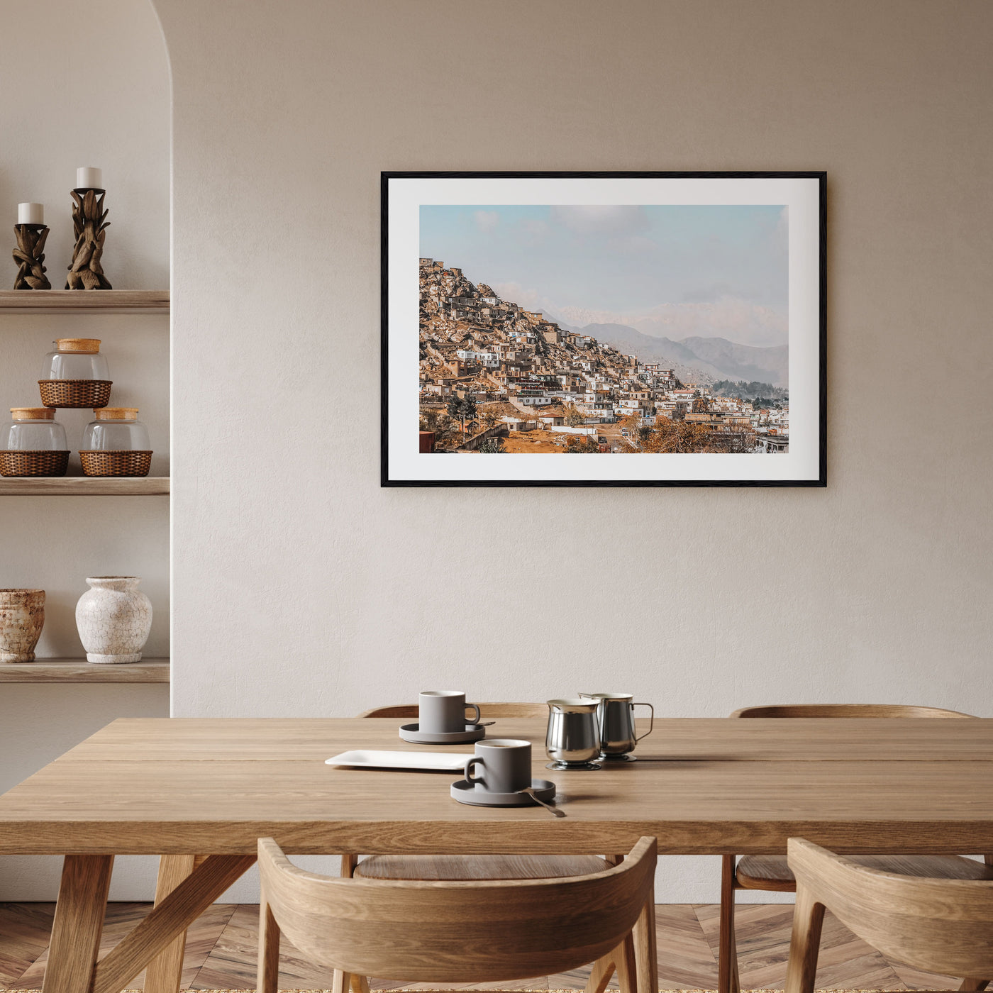 Afghanistan Landscape Color Poster