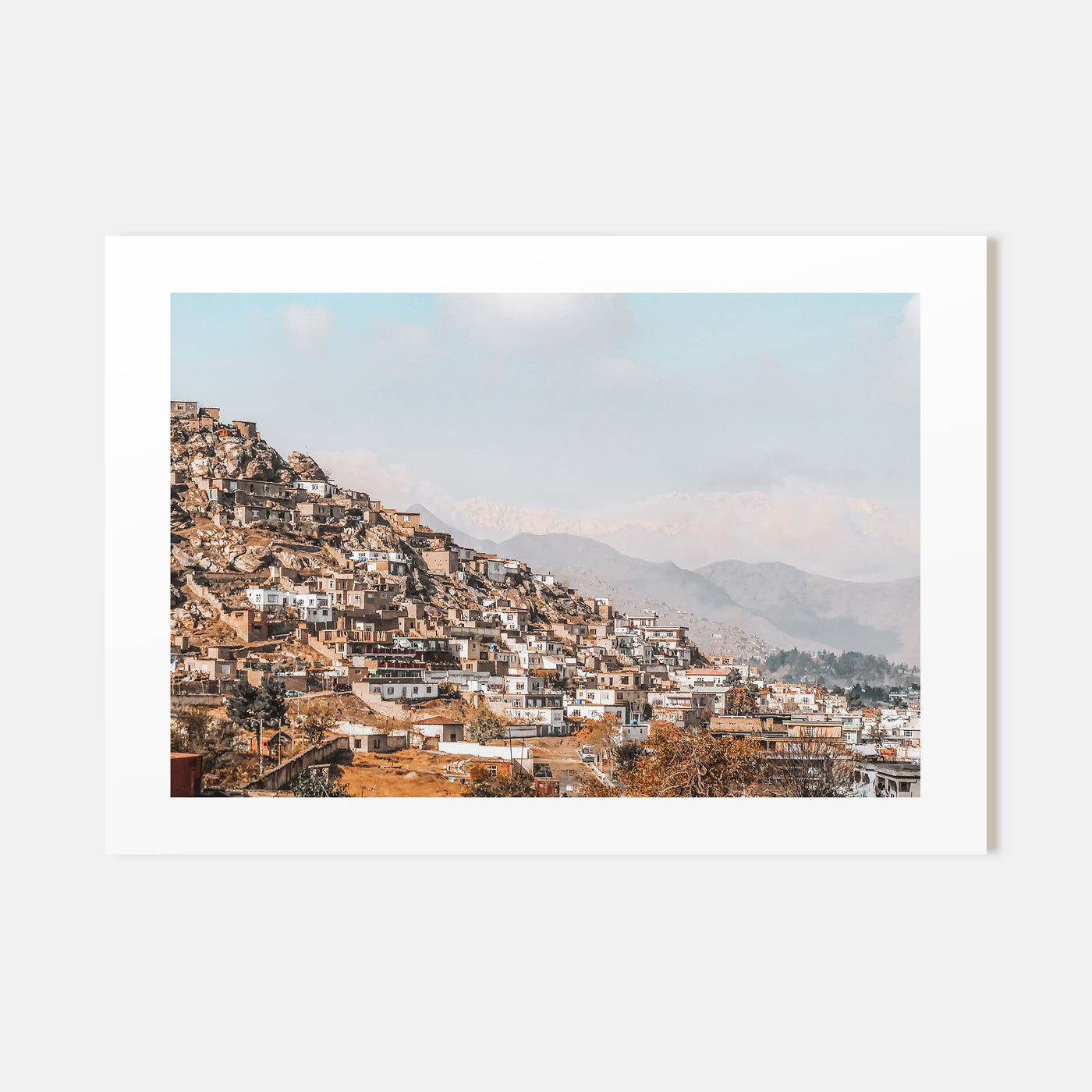 Afghanistan Landscape Color Poster