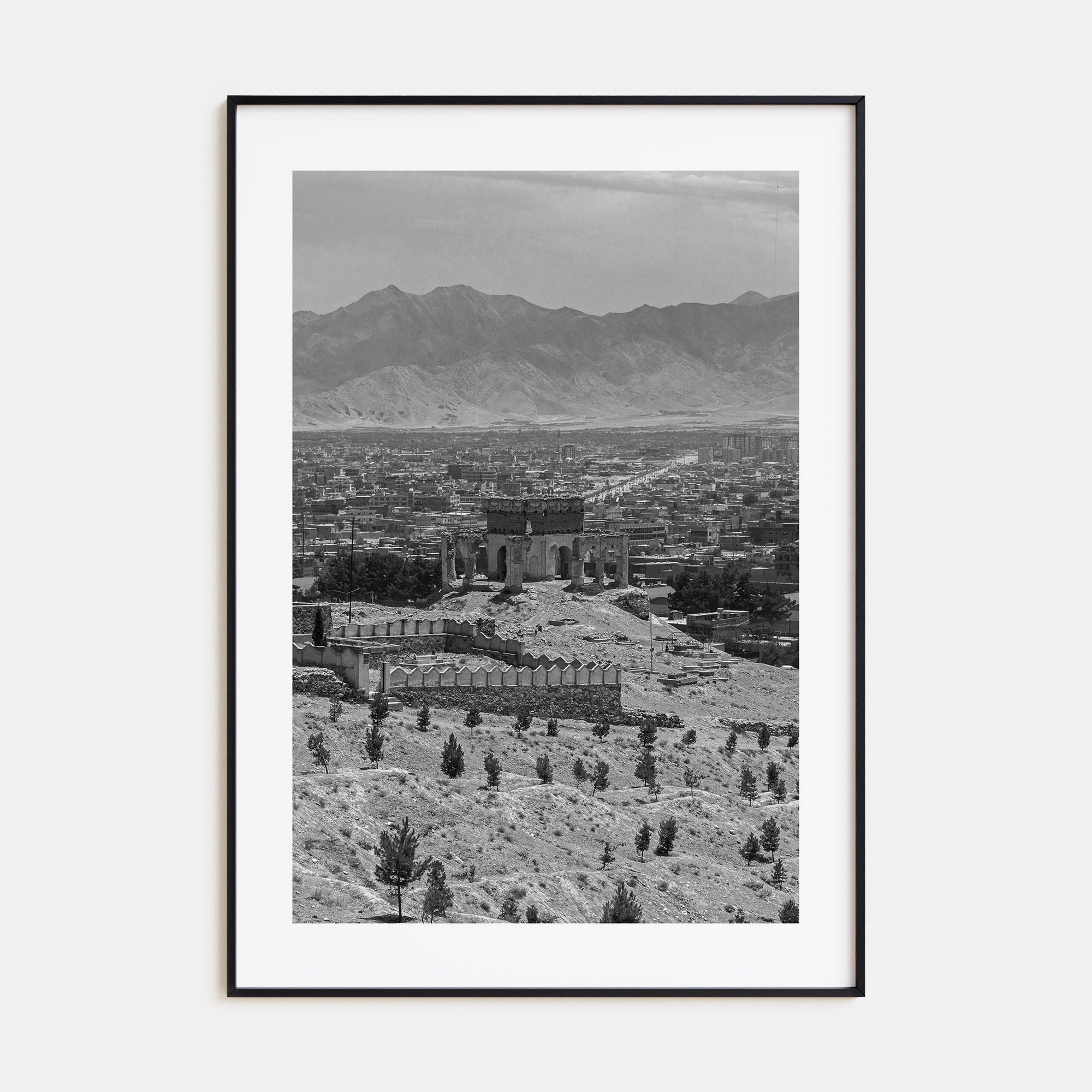 Afghanistan Photo B&W Poster