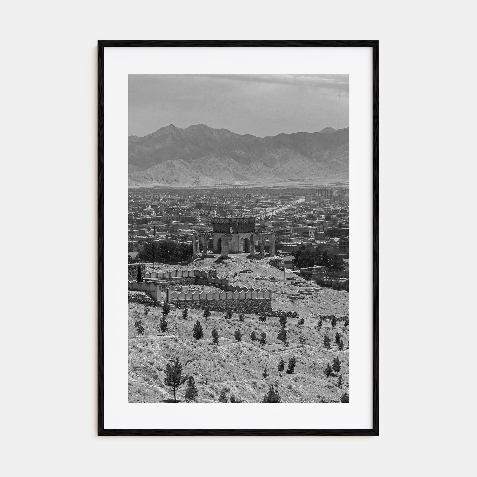 Afghanistan Photo B&W Poster