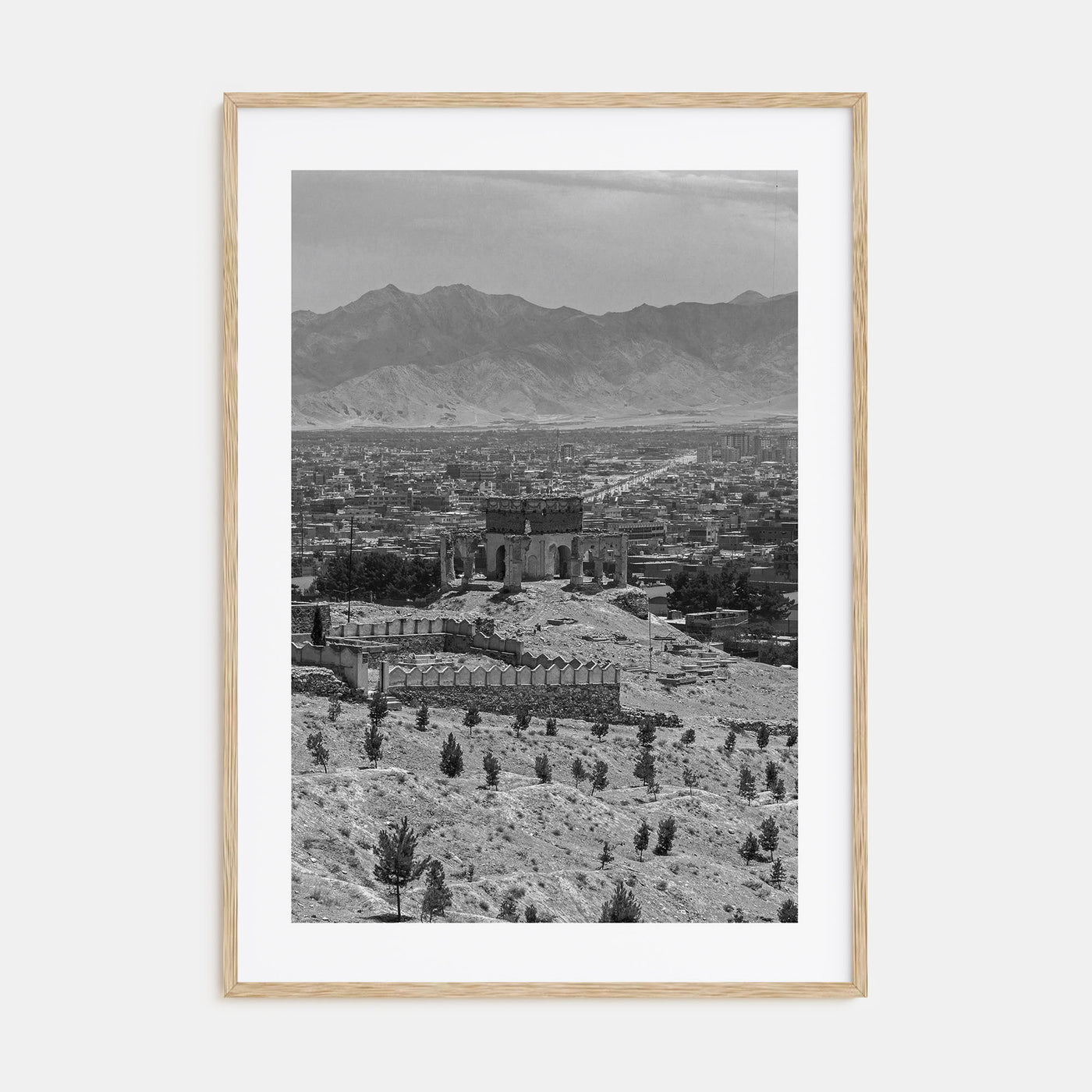 Afghanistan Photo B&W Poster