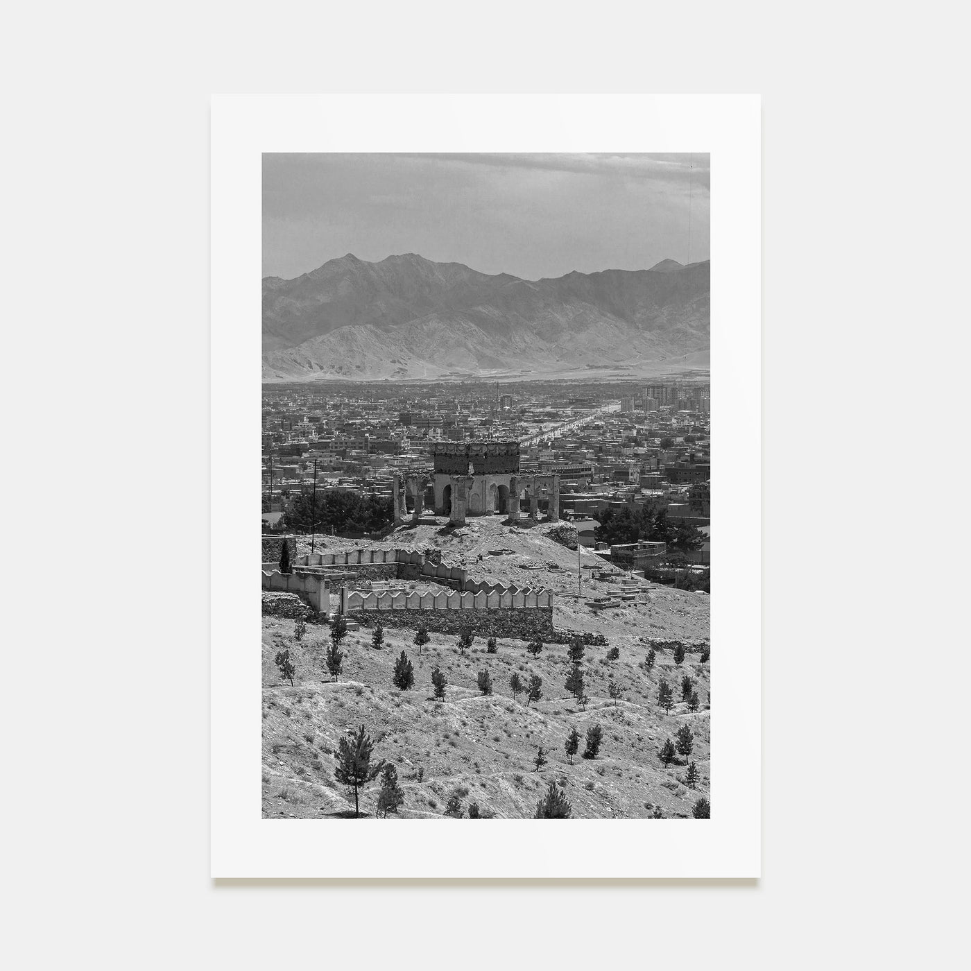 Afghanistan Photo B&W Poster