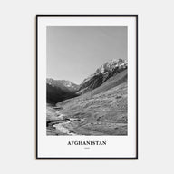 Afghanistan Portrait B&W No 1 Poster