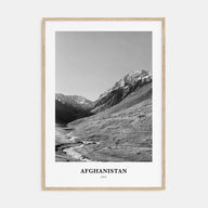 Afghanistan Portrait B&W No 1 Poster