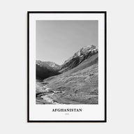 Afghanistan Portrait B&W No 1 Poster