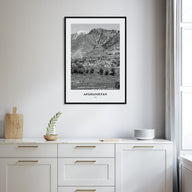 Afghanistan Portrait B&W No 2 Poster