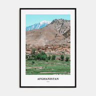 Afghanistan Portrait Color Poster