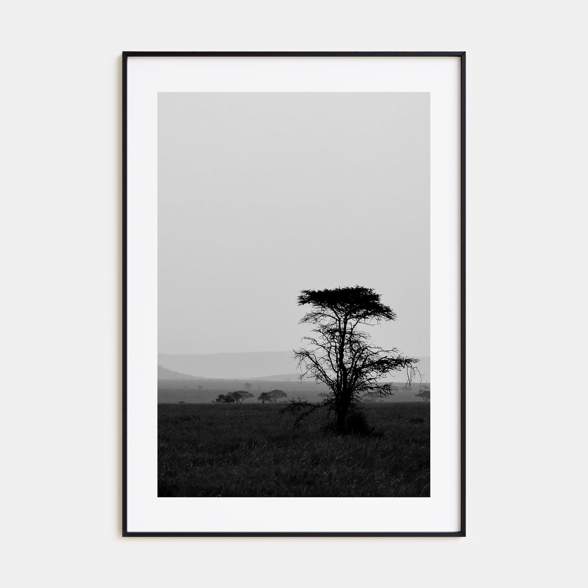 Africa Photo B&W Poster