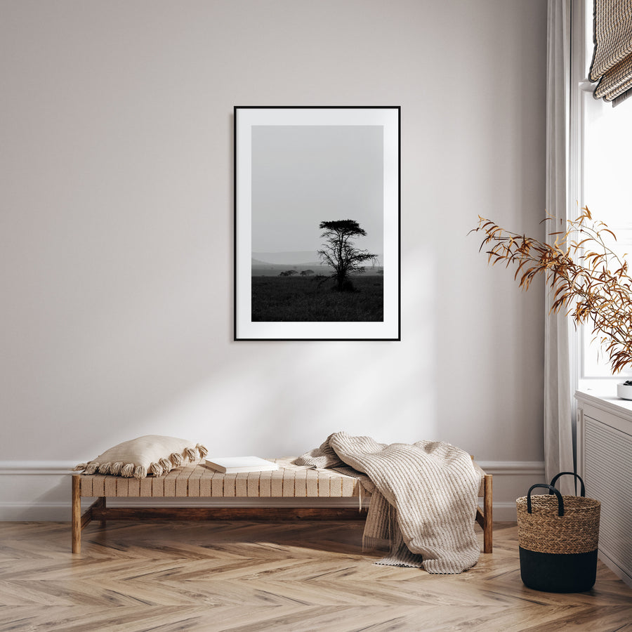 Africa Photo B&W Poster