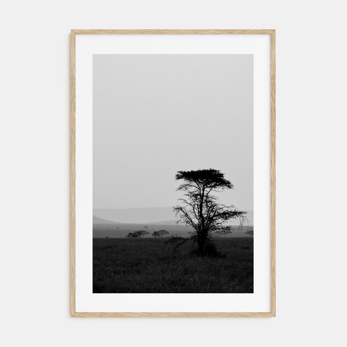 Africa Photo B&W Poster