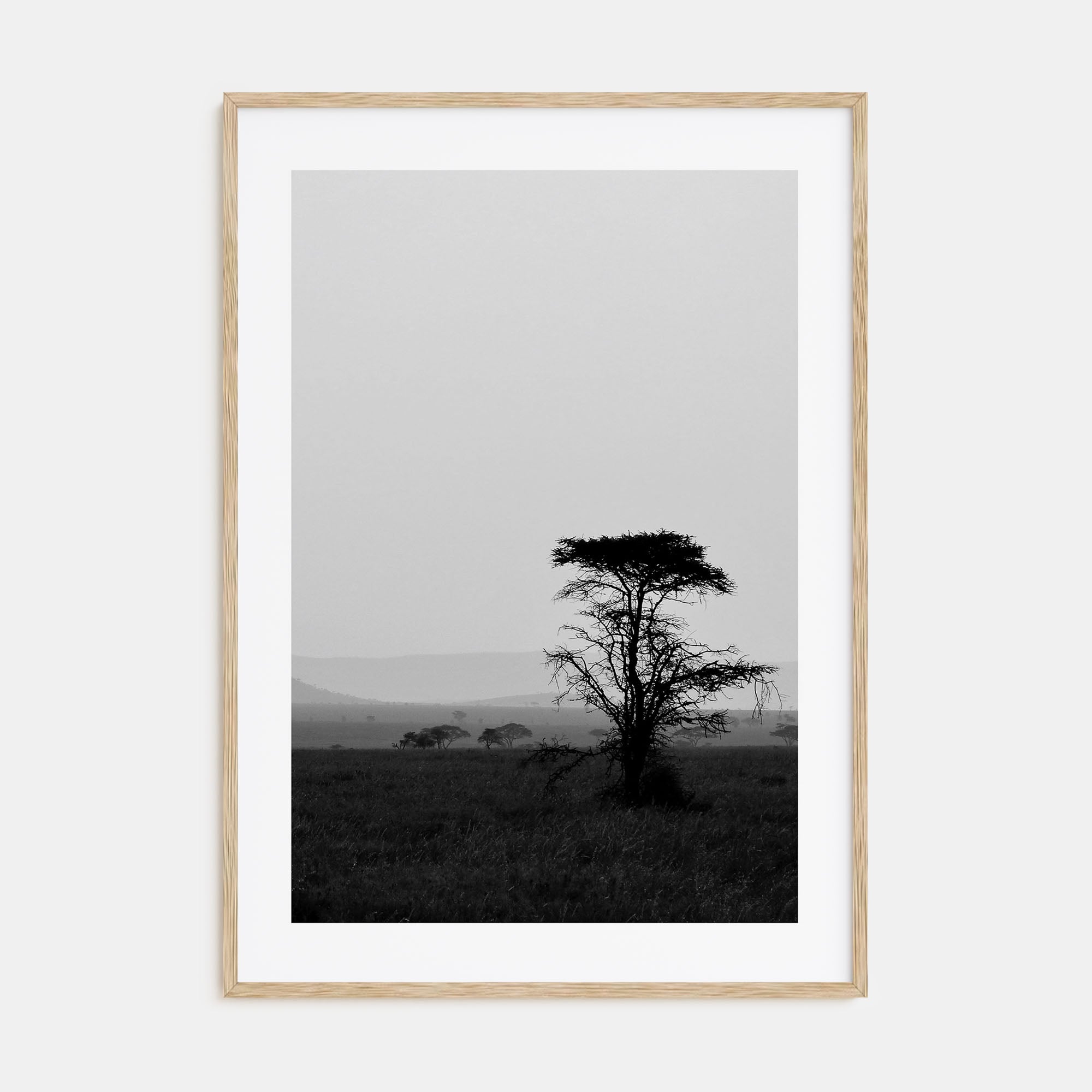 Africa Photo B&W Poster
