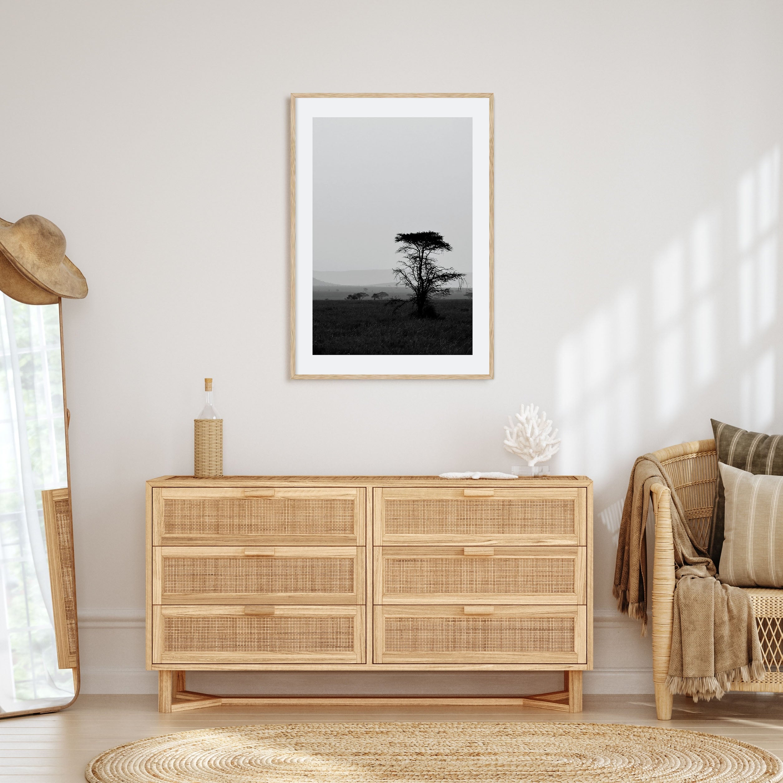 Africa Photo B&W Poster