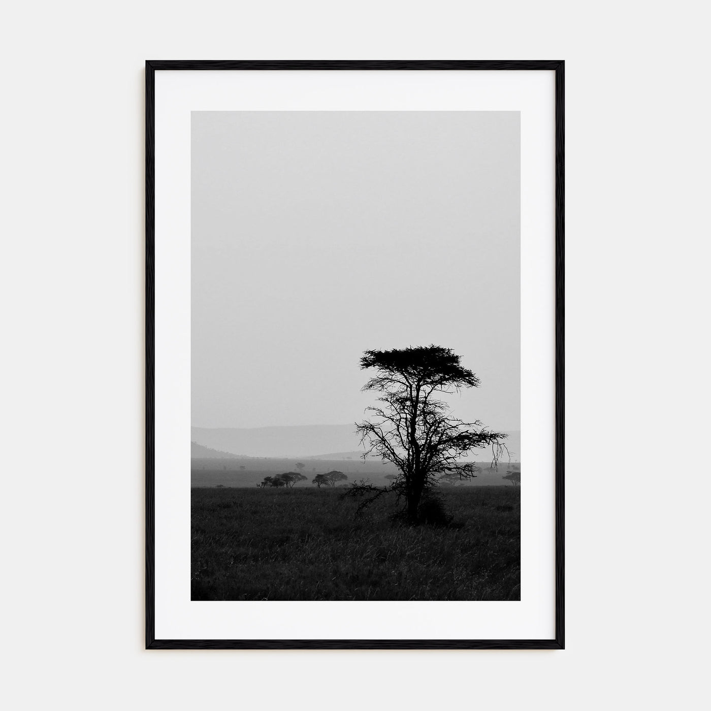 Africa Photo B&W Poster