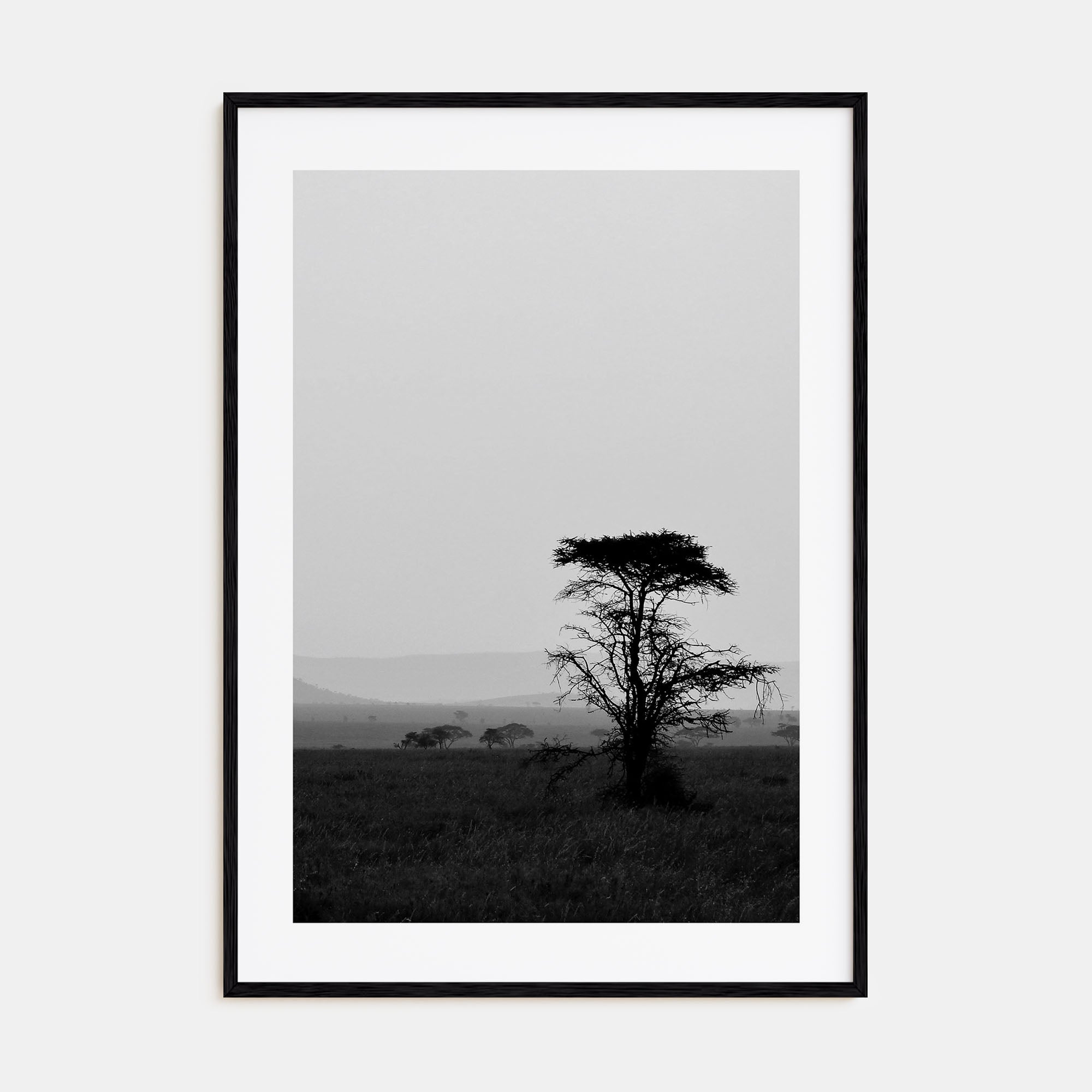 Africa Photo B&W Poster