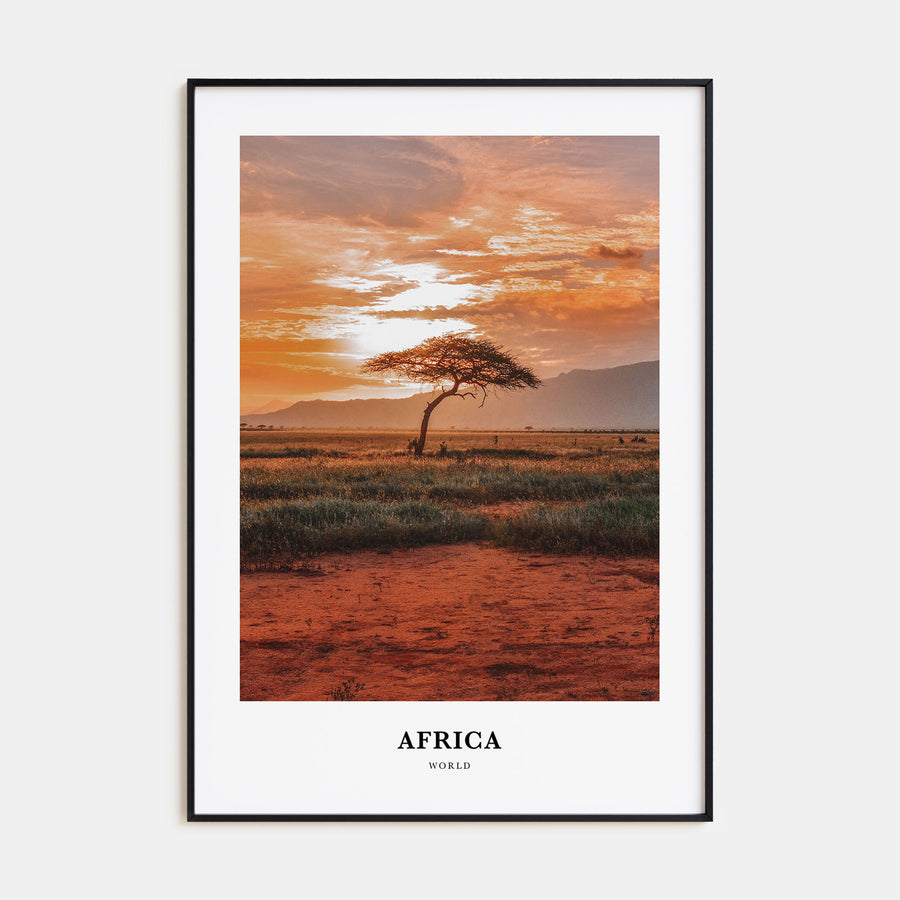 Africa Portrait Color Poster